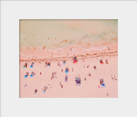 Beach Afternoon Mood Aerial Fine Art Photography Print by Roman Gerardo