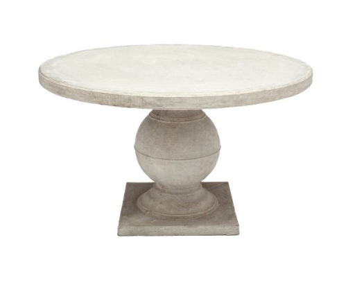 Made Goods Cyril Round Table - Aged White